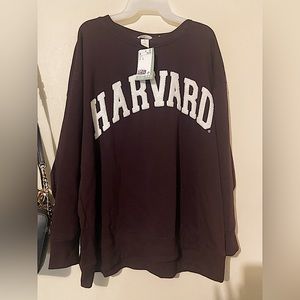 Harvard sweatshirt size/large
